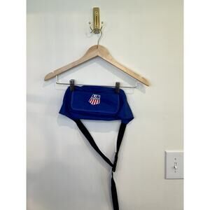 US Ski Team Fanny Pack Blue Waist Bag Adjustable Belt Travel Sport Bag USA